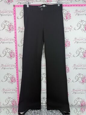 Betabrand pants long flare leg Black Wide-Leg Women's Pants